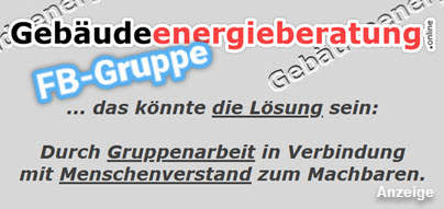 FB-Gruppe für Haus- und Wohnungseigentümer über Gebäudeenergieberatung